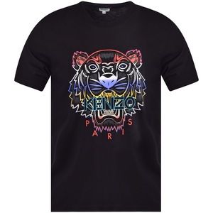 KENZO Black Gradient Tiger T-Shirt